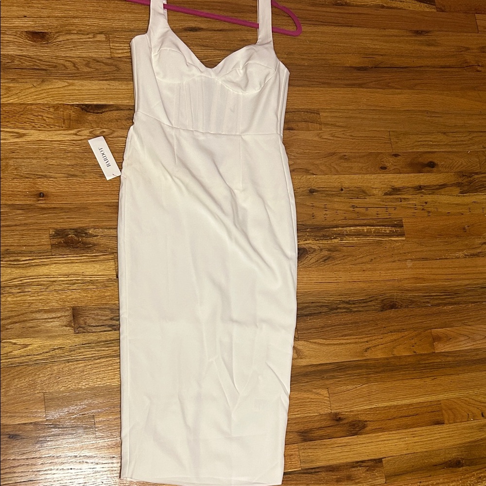 Bardot White Midi Dress
